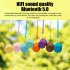 Portable Wireless Speaker 400mAh Battery Stereo Loudspeaker TWS Pairing Speakers For Home Outdoor Travel black