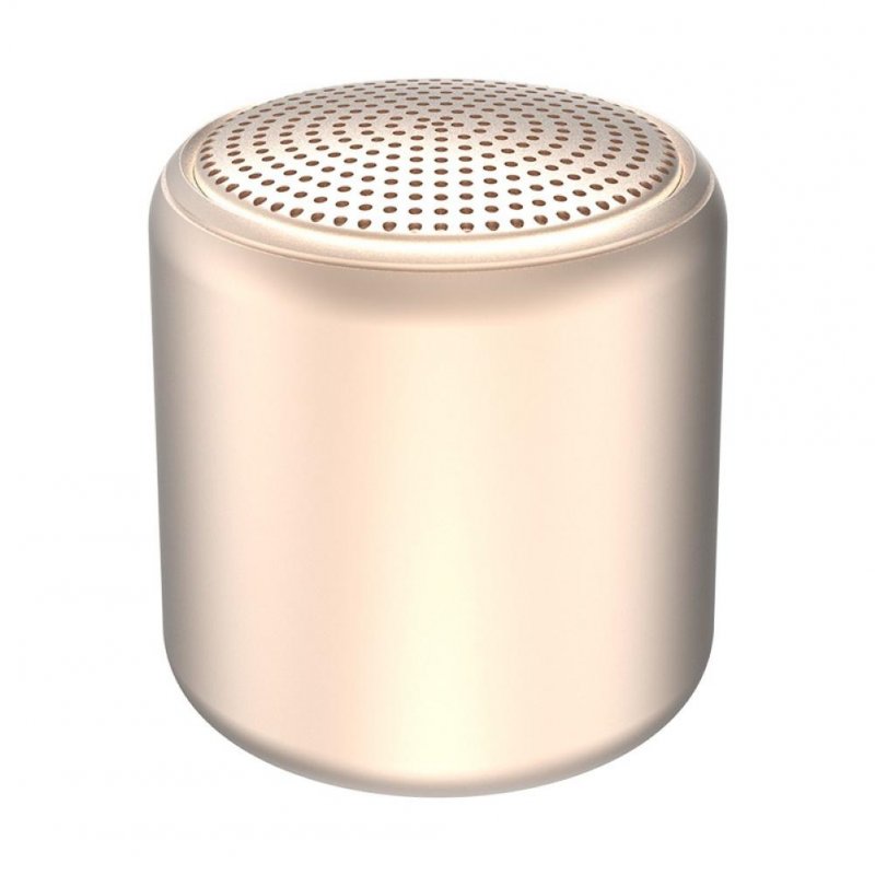 Portable Wireless Speaker 400mAh Battery Stereo Loudspeaker TWS Pairing Speakers For Home/Outdoor/Travel gold