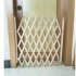 Portable Wooden Fence Folding Pet Isolation Gates Fence with Sliding Pet Supplies Wood color S small
