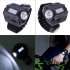 Portable Wrist Light Flashlight Torch Adjustable Wrist Strap With Led Watch For Camping Mountaineering Night Riding black