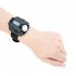 Portable Wrist Light Flashlight Torch Adjustable Wrist Strap With Led Watch For Camping Mountaineering Night Riding black
