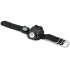Portable Wrist flashlight with Weather proof hard anodized aluminum body has a Q5 LED for 180Lumens of light and 5 lighting modes