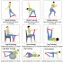 Portable Yoga Training Fitness Band Wear resistant Elastic Resistance Bands Exercise Workout Equipment Red Gradient