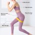 Portable Yoga Training Fitness Band Wear resistant Elastic Resistance Bands Exercise Workout Equipment Red Gradient