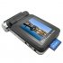 Portable media player and digital camcorder camera mix with a massive 4GB of internal memory and a beautiful 2 5 inch LCD swivel screen 
