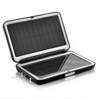 Portable solar charger to charge all your mobile gadgets with and just about the size of a medium smartphone