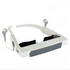 Portable video glasses with 72 inch display  4GB memory  and microSD card port for a cinematic experience