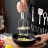 Potato Masher  Mud Press With Rubber Handle  Double Layer Pressing Design Multifunctional Kitchen Crusher For Potatoes  Beans  Pumpkins  Vegetables Mud Press