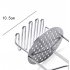 Potato Masher  Mud Press With Rubber Handle  Double Layer Pressing Design Multifunctional Kitchen Crusher For Potatoes  Beans  Pumpkins  Vegetables Mud Press