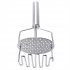 Potato Masher  Mud Press With Rubber Handle  Double Layer Pressing Design Multifunctional Kitchen Crusher For Potatoes  Beans  Pumpkins  Vegetables Mud Press
