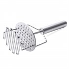 Potato Masher, Mud Press With Rubber Handle, Double Layer Pressing Design Multifunctional Kitchen Crusher For Potatoes, Beans, Pumpkins, Vegetables Mud Press