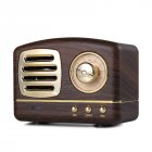 Potrable Mini Bluetooth  Speaker Metal Girly Retro Colorful 400mah Spearker brown