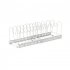 Pots And Pans Organizer Pull Out Pot And Pan Organizer With 13 Adjustable Partitions Anti Slip Silicone Pad Scalable Storage Rack For Storage Room Cabinets Retr