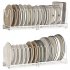 Pots And Pans Organizer Pull Out Pot And Pan Organizer With 13 Adjustable Partitions Anti Slip Silicone Pad Scalable Storage Rack For Storage Room Cabinets Retr