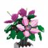 Potted Flower Building Blocks Plant Bouquet Assemble Building Bricks Tabletop Ornaments Decoration For Kids Birthday Gifts 92363 as shown