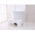 Potty Help Prevent Constipation Bathroom Toilet Aid Squatty Step Foot Stool for Elderly Children Pregnant Women White 40x26 5x17cm white