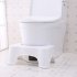Potty Help Prevent Constipation Bathroom Toilet Aid Squatty Step Foot Stool for Elderly Children Pregnant Women White 40x26 5x17cm white