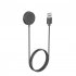Power Adapter Wireless Charger Wire controlled Fast Charging Cable Base Compatible for Mi Watch S1 Pro Black