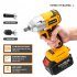Power Impact Wrench Lithium Battery Screwdriver Socket Wrench Electric Impact Driver with 330nm Home Tools Kit US Plug