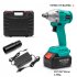Power Impact Wrench Lithium Battery Screwdriver Socket Wrench Electric Impact Driver with 330nm Home Tools Kit US Plug