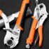 Power Pliers Pliers Wrench With High Elasticity Spring Double Sided Adjustable Large Opening Design Ergonomic Handle Non slip Crimping Pliers For Home  4 points