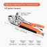 Power Pliers Pliers Wrench With High Elasticity Spring Double Sided Adjustable Large Opening Design Ergonomic Handle Non slip Crimping Pliers For Home  4 points
