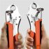 Power Pliers Pliers Wrench With High Elasticity Spring Double Sided Adjustable Large Opening Design Ergonomic Handle Non slip Crimping Pliers For Home  4 points