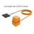 Power Switch PC Power Supply Control Adapter With 2M 4M Extended Cable On Off Power Desktop Computer Case Switch Orange   lanterns