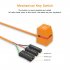 Power Switch PC Power Supply Control Adapter With 2M 4M Extended Cable On Off Power Desktop Computer Case Switch Orange   lanterns