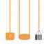 Power Switch PC Power Supply Control Adapter With 2M 4M Extended Cable On Off Power Desktop Computer Case Switch Orange   lanterns