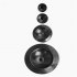 Power Toilet Plunger Set Air Drain Blaster Bellows Plunger With 4 Sizes Suction Cups Natural Rubber Cleaner Pump Dark blue