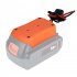 Power Wheel Adapter Compatible for Black Decker Stanley Porter Cable Lithium Battery 18v 20v