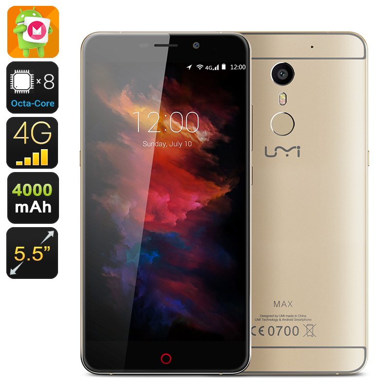 UMi Max Smartphone (Gold)