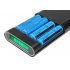 Power up all your gadgets with the powerful 4x1865 external battery charger with an LCD display and double USB output