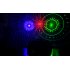 Powerful 350mW Laser show projector with RGB lasers and multi pattern projection which syncs with music