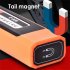 Powerful COB LED Work Light USB Rechargeable Flashlight Magnetic Handheld Worklight Outdoors Car Inspection Light With Hook Portable Flashlight For Camping Hiki