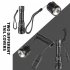 Powerful Handheld Led Flashlights Fixed Focus Usb Rechargeable Super Bright Hand Lantern For Camping Emergencies 9909 flashlight