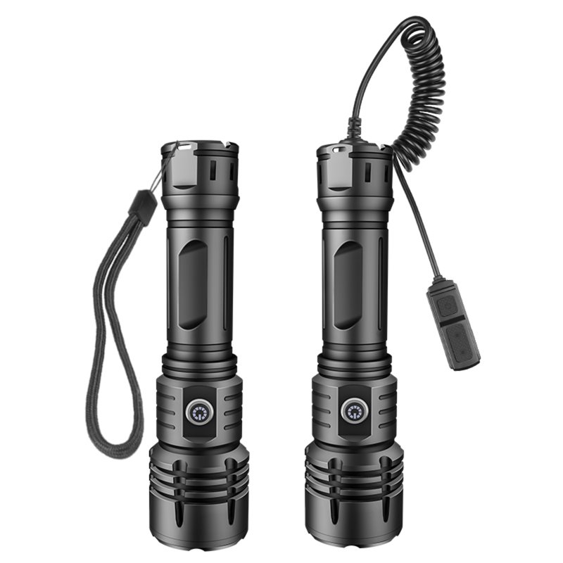 Powerful Handheld Led Flashlights Fixed Focus Usb Rechargeable Super Bright Hand Lantern For Camping Emergencies 9909 flashlight