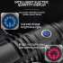 Powerful Handheld Led Flashlights Fixed Focus Usb Rechargeable Super Bright Hand Lantern For Camping Emergencies 9909 flashlight
