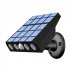 Powerful Led Solar Wall Light Ip65 Waterproof Outdoor Motion Sensor Street Light For Garden Path Garage Patio Solar Wall Light warm white lights