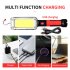 Powerful Portable Led Work Light 700lm Waterproof USB Rechargeable Red