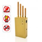 Powerful and effective  this portable signal jammer effectively disables any 3G networks  GPS devices  and cell phone signals  GSM  CDMA  DCS and PHS bands  