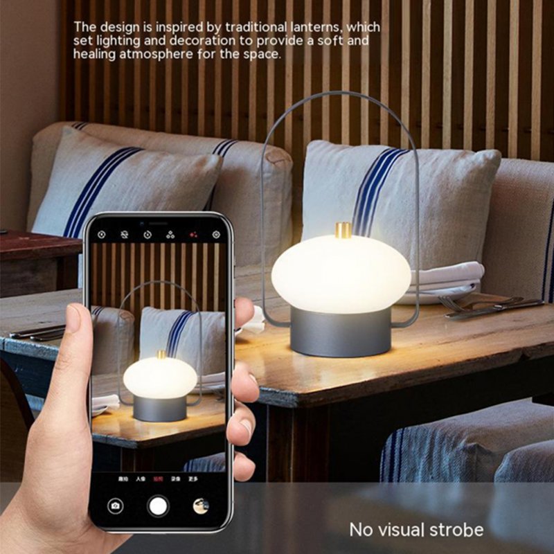 Led Portable Camping Atmosphere Light Charging Decorative Table Lamp Led Eye Protection Reading Light 