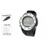 Practical digital heart rate monitor consisting of a waterproof exercise watch and chest belt to track your heart rate during daily exercise routines   