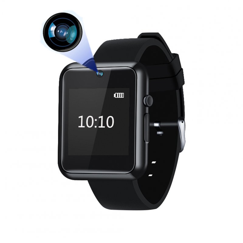 High-definition Sports Camera Watch - Black