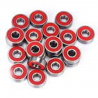 Precision 608 RS ABEC 9 Professional Ball Bearings Scooters Electric Drills High-speed High-Strength Replacement Bearings Red cover ABEC-9