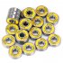 Precision 608 RS ABEC 9 Professional Ball Bearings Scooters Electric Drills High speed High Strength Replacement Bearings Yellow cover ABEC 9