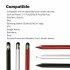 Precision Stylus Touch Screen Pen Pencil for iPhone iPad Samsung Tab  red