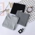 Pregnant Pants Spring Summer Autumn Outerwear Thin Style Modal Loose Casual Foot Trousers light grey L
