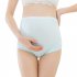 Pregnant Women Underwear High Waist Abdomen Lift Breathable Underwear Cotton Large Size Shorts  blue XXL